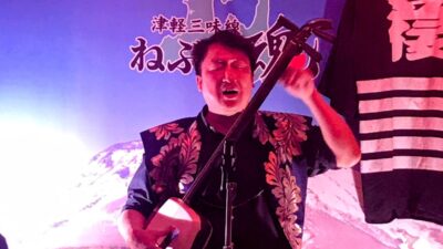 22日㈭今年ラストの津軽三味線・生演奏