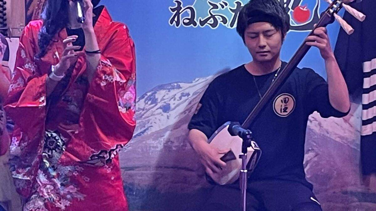 小夏、山川拳　による  民謡🎙️＆津軽三味線